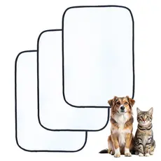 Kit 3 Tapetes Higiênicos Laváveis 70x50cm para Cães | Reutilizável Econômico