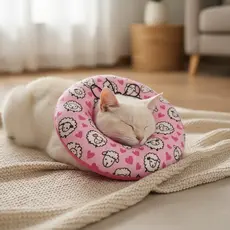 Colar Elizabetano Ajustável Macio Gatos E Cães Pequenos