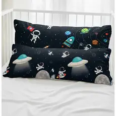 Kit 02 Xuxinho Xuxão Travesseiro Almofada Corpo Infantil 85x25cm Super Fofo Enchimento Espuma Soft