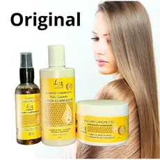 Kit Camomilete Super Clareador Mel e Extrato de Camomila L&A Cosméticos 2x300g 1x120ml