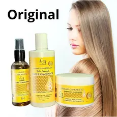 Kit Camomilete Super Clareador L&A Cosméticos 2x300g 1x120ml