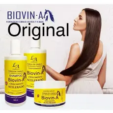 Kit Biovin-A Crescimento Acelerado Força de Cavalo Hidratante para Tratamento Capilar