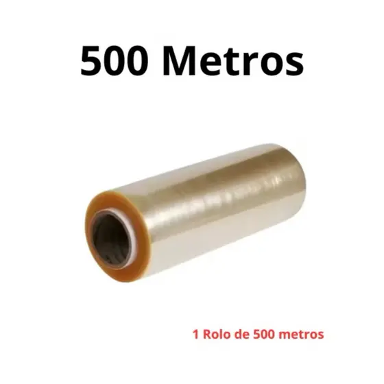 Bobina Plastico De Filme Pvc 28cm X 500 METROS Esticável Resistente Rende mais