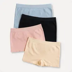 Kit 5 Calcinha Boxer Feminina Sem Costura Cueca Feminina de Microfibra Calcinha Respirável