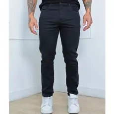 Calça Jeans Preta Masculina Slim Linha Premium tendência