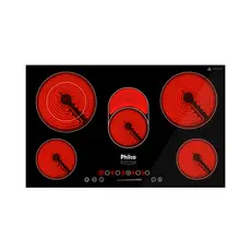 Cooktop 5 Bocas Elétrico Philco Volcano PCT55VC