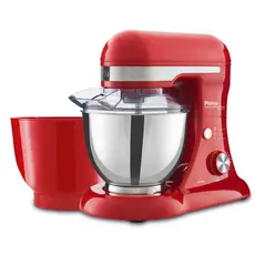Batedeira  Planetária Philco PBP600V Turbo Inox Double Bowl 600W