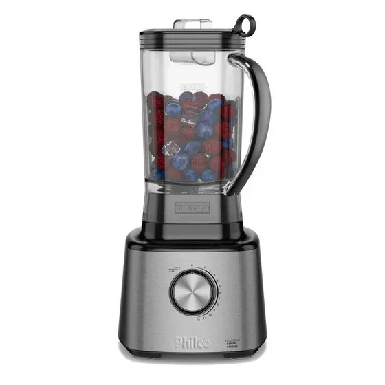 Liquidificador Philco 1400W 3L 12 Velocidades Inox PLQ2100PI