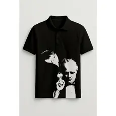 Camisa Polo Piquet O Poderoso Chefão Don Corleone Streetwear