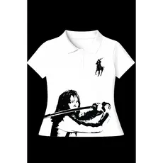 Camisa Polo Feminina Kill Bill A Noiva Streetwear Algodão Beatrix Kiddo