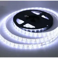 Fita LED 5050 Branca Fria Branco Quente 5 Metros Com Silicone Ip65 a Prova D'água