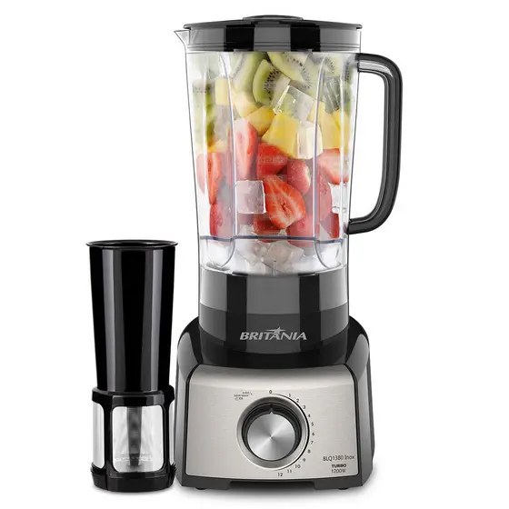 Liquidificador Britânia 1200W 3L 12 Velocidades BLQ1380P
