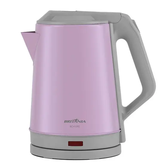 Chaleira Elétrica Rosa Britânia 1,9L Inox BCH12RS