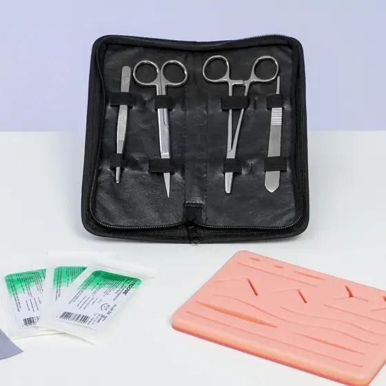Kit De Sutura Medicshop COMPLETO - Personalizado com seu nome para enfermagem, medicina, veterinario
