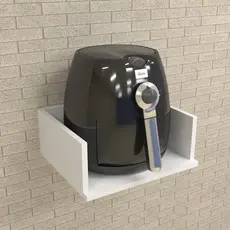Nicho Prateleira Para Air Fryer Cafeteira Cozinha Mdf