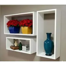 Kit 3 Nichos Retangulares para Banheiro