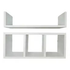 Nicho Prateleira 2 Peças Para Decoração Banheiro Mdf 15 mm