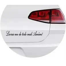 Adesivos Livrai-me de todo mal. Amém!