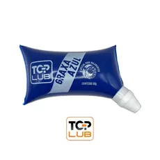 Graxa Azul para Rolamento Moto Alta Resistência Água com Bico Aplicador TopLub