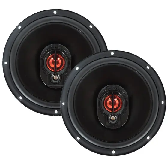 Alto Falante 6 Polegadas Bomber 110w Rms BBR6 Triaxial 220w Rms Pico Par Carcaça Plástica