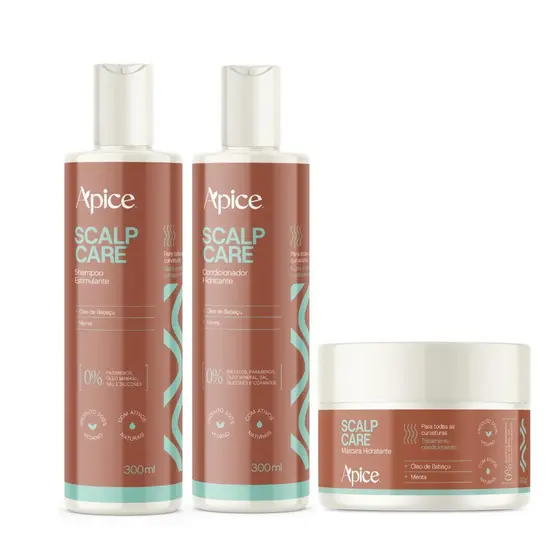 Kit Shampoo + Condicionador + Mascara cond scalp care 300ml