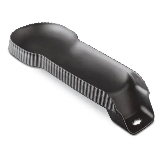 DESCANSO DE COLHER GRANDE PRETO BANDADA ORGANIZADA LIMPA PRATICO APOIO COLHERES ESPÁTULAS CONCHAS