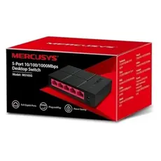 Switch De Mesa Mercusys 5 Portas 10/100/1000 Mbps Ms105g