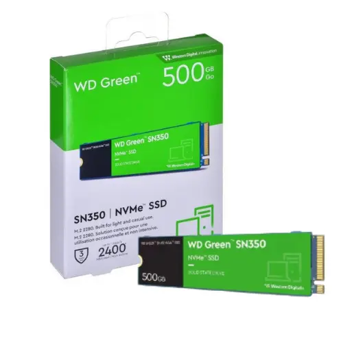 Hd NVMe 500GB SN350 WD Green M.2 2280 wds500g2g0c
