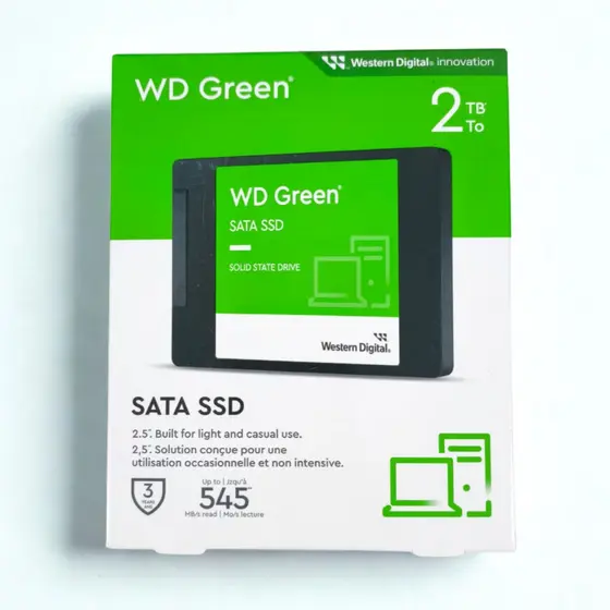 Hd Ssd 2Tb WD Green 2.5'' SATA III 6Gb/s WDS200T2G0A