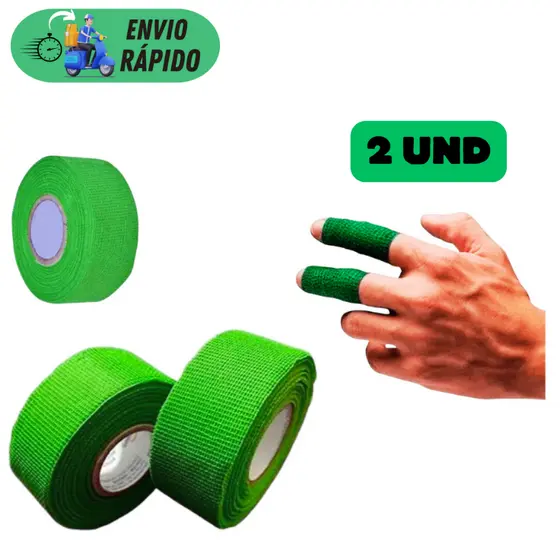 FITA BANTEX 25mmX15m PROTEÇÃO PARA DEDOS E MÃOS PARA ARTESANATO ANTI-CORTE GASE ESPORTIVA