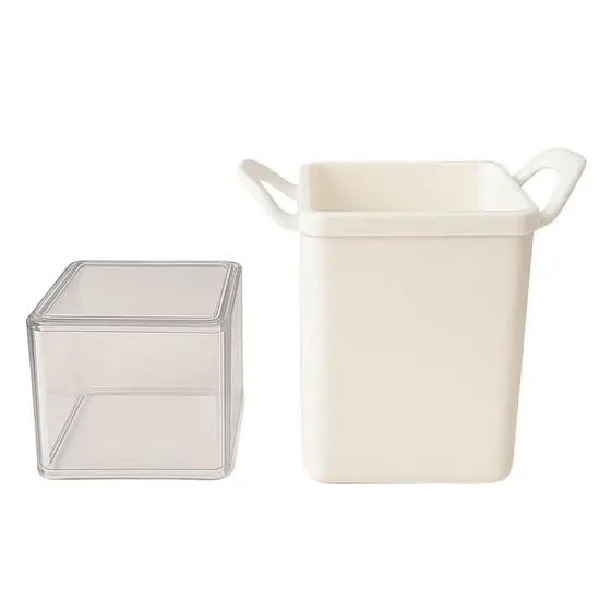 Paliteiro De Mesa 5x4x9cm Porta Palito de Dente Plástico Coz