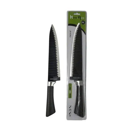 Faca de Cozinha Tubarão Faca Home&More Faca 8" Linha Top Chef