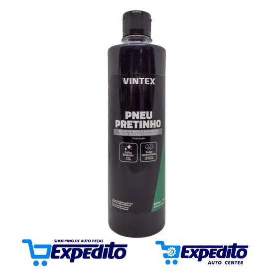 Renovador de Pneus Pneu Pretinho Super Concentrado Brilho Intenso 500ml Vintex Vonixx