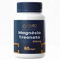 Magnésio Treo 500mg Com Laudo 60 ou 120 Cápsulas