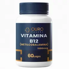 Vitamina B12 1000mcg Metilcobalamina Autêntica 60 ou 120 cápsulas
