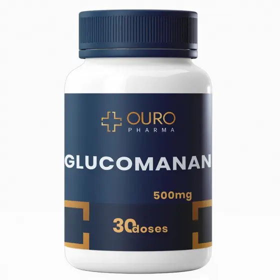 Glucomannan 500mg 30 ou 60 Doses Manipulado de Qualidade