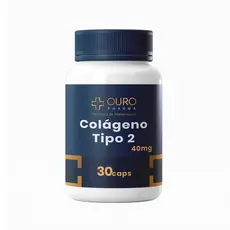 Colágeno Tipo II 40mg Matéria Prima Importada