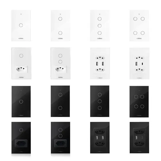 COIBEU Interruptor inteligente de COM N+L toque wifi zigbee