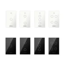 COIBEU Interruptor inteligente de toque wifi rf remoto 1 2 3 4 MB301 302 303 304