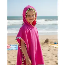 Marujá Beach Toalha Infantil Poncho Capuz Saída de Praia Piscina Natação