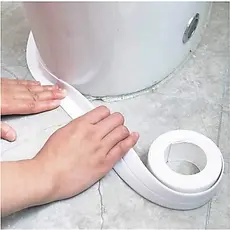 Fita De Vedação Impermeável 3 Metros Cinza e Branca Disponivel