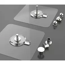 Gancho de Parede Adesivo Multiuso Para Pendurar Quadros Utensílios De Cozinha Banheiros Parafuso