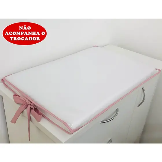 Capa Plastica Transparente Para Trocador De Nenem- Plastico Protetor Promoção