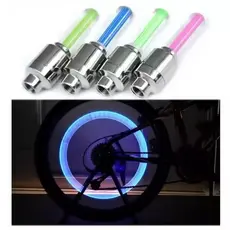 KIT C/2 bicos pinos pneu LED efeito neon carro bike moto bicicleta infantil