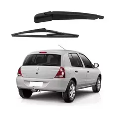 Kit Braço limpador traseiro + Palheta traseira Clio 1999 a 2012