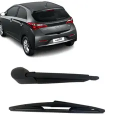 Kit Braço limpador traseiro + Palheta Traseira HB20 2012 2013 2014 2015 2016 2017 2018 2019
