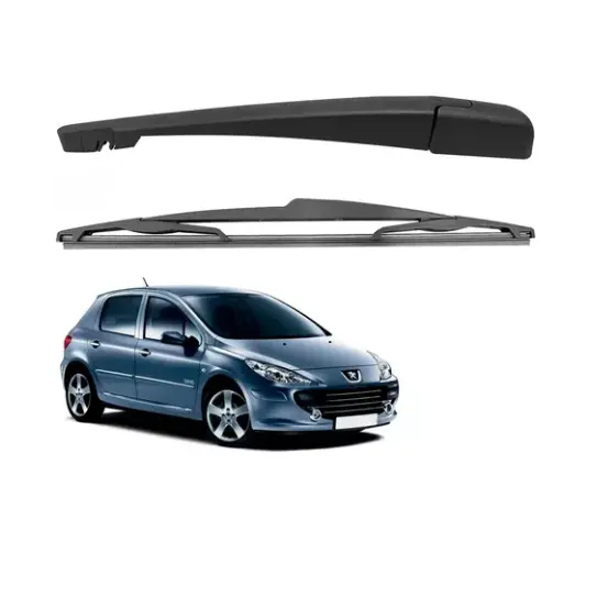 Kit Braço limpador traseiro + Palheta traseira Peugeot 307 2006 a 2011