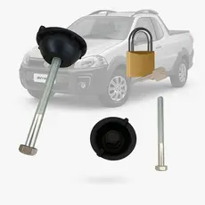Kit Porca E Parafuso Do Pneu Estepe Para Pickup Fiat Strada