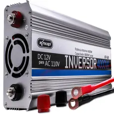 Inversor De Tensão Automotivo 4000W DC 12V Para AC 110V Emergencial Conversor Transformador