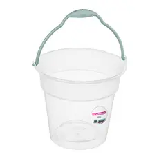 Balde Plástico Transparente com Alça 15L Oba Sanremo